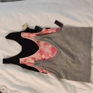 NOBO cropped Cami set of 3, size M and L sets available, NWT